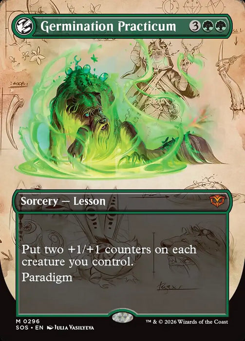 Germination Practicum - Borderless - Full Art - Inverted - Showcase (Foil)