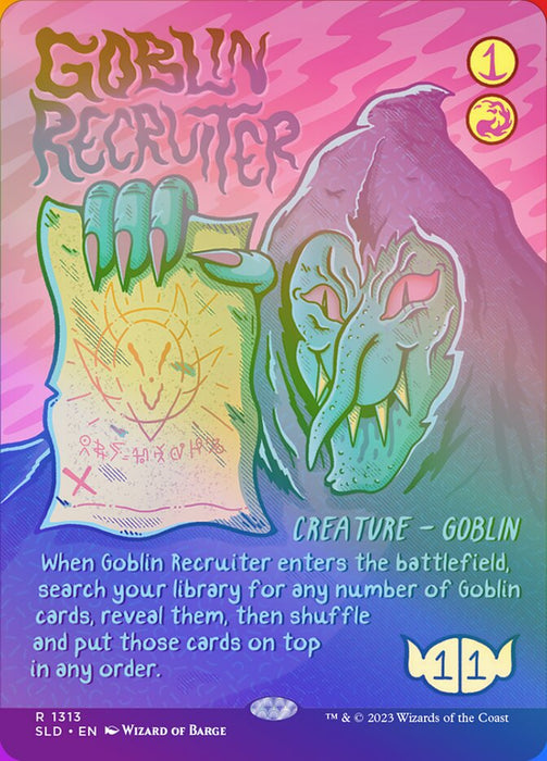 Goblin Recruiter - Borderless - Full Art (Foil)
