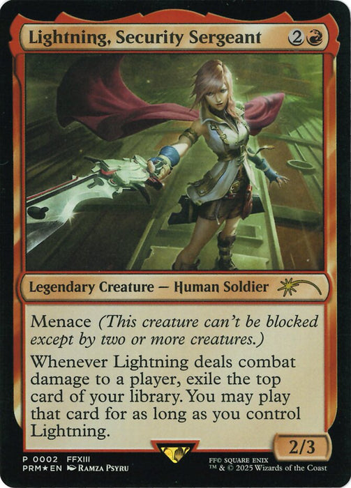Lightning, Security Sergeant - Legendary (Foil)