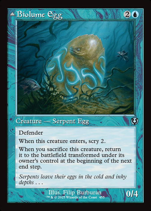 Biolume Egg // Biolume Serpent - Retro Frame (Foil)