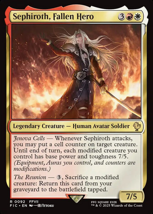 Sephiroth, Fallen Hero - Legendary - Surge Foil (Foil)