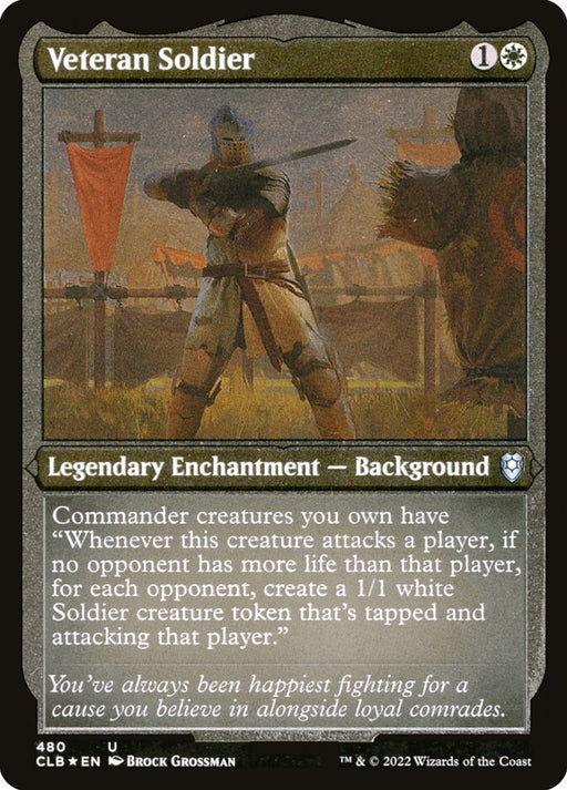 Veteran Soldier - Etched - Inverted - Legendary - Etched (Foil)