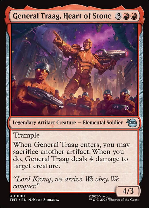 General Traag, Heart of Stone - Legendary (Foil)