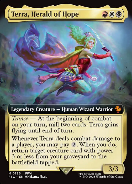 Terra, Herald of Hope - Extended Art - Legendary (Foil)