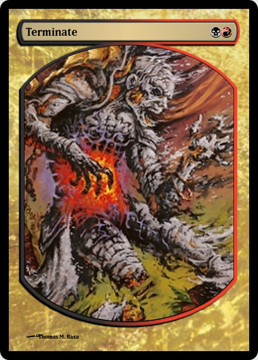 Terminate - Textless - Full Art (Foil)