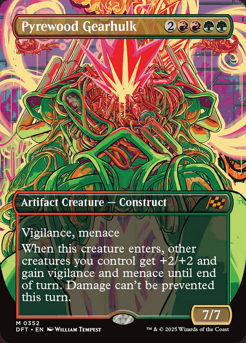 Pyrewood Gearhulk - Borderless - Inverted (Foil)