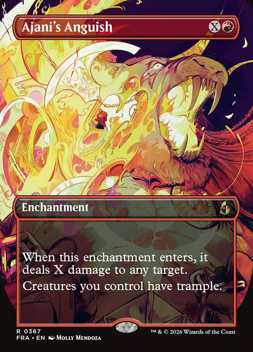Ajani's Anguish - Borderless (Foil)