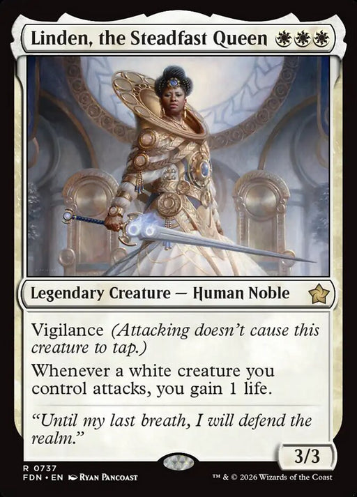 Linden, the Steadfast Queen - Legendary (Foil)