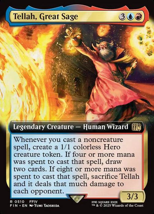 Tellah, Great Sage - Legendary - Extended Art