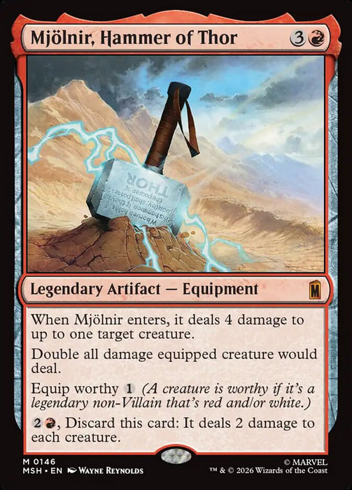 Mjölnir, Hammer of Thor - Legendary