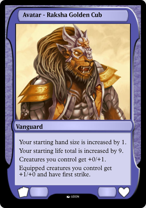 Raksha Golden Cub Avatar (Foil)