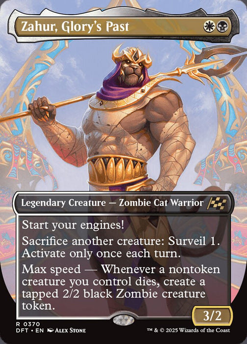 Zahur, Glory's Past - Borderless - Legendary - Inverted (Foil)