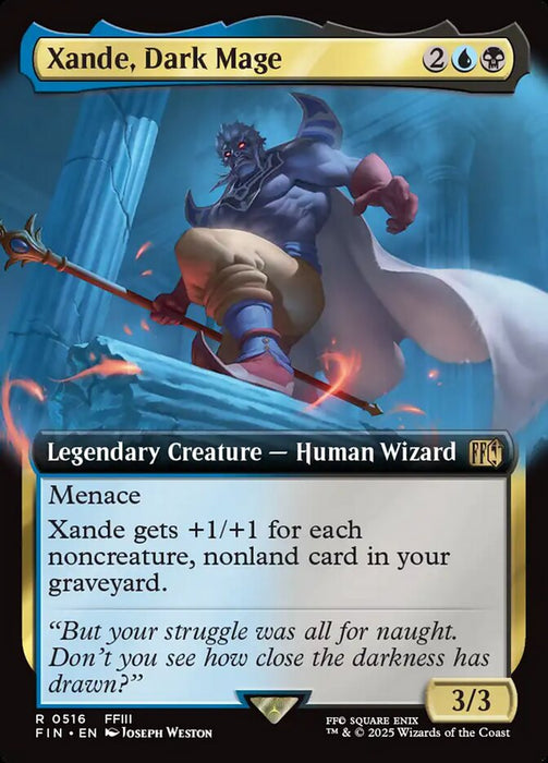 Xande, Dark Mage - Legendary - Extended Art (Foil)