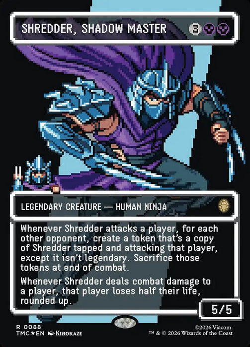 Shredder, Shadow Master - Borderless - Full Art - Legendary (Foil)