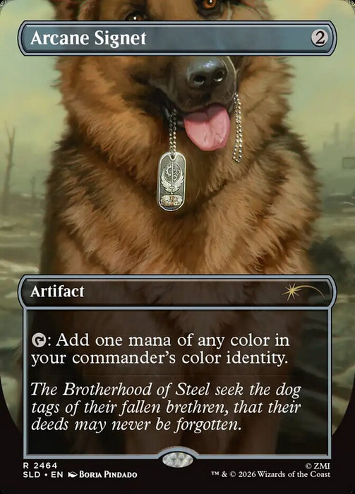 Arcane Signet - Borderless - Full Art - Inverted
