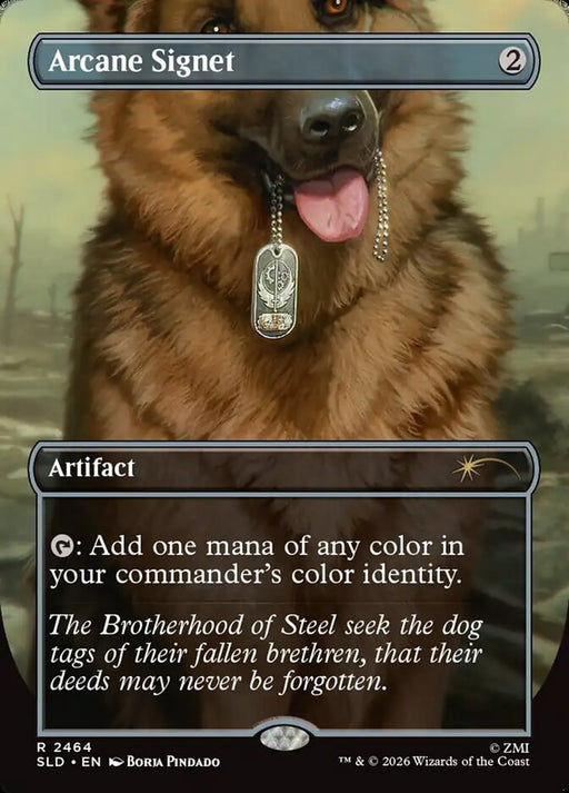 Arcane Signet - Borderless - Full Art - Inverted
