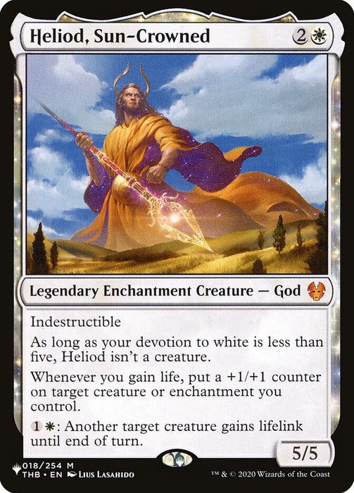 Heliod, Sun-Crowned - Enchantment - Legendary