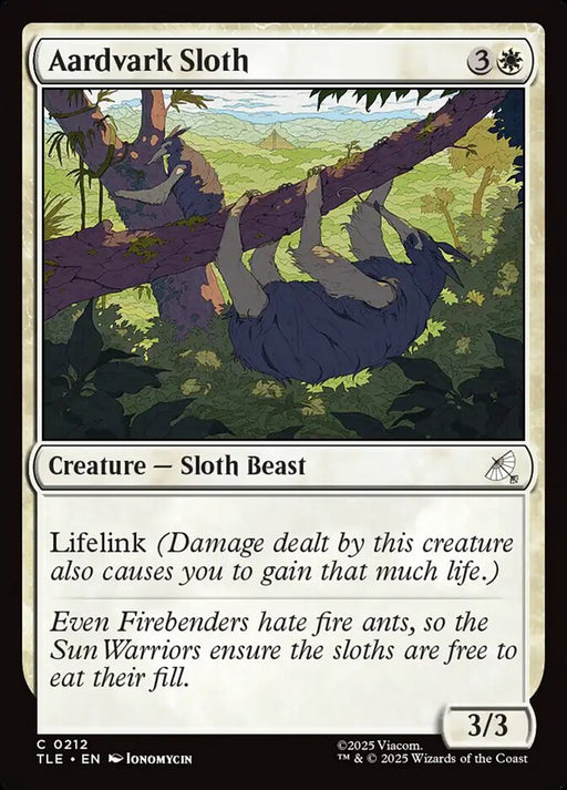 Aardvark Sloth (Foil)
