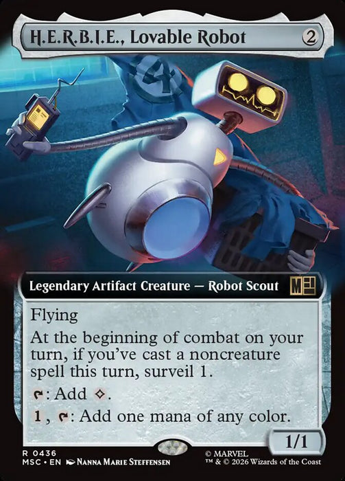 H.E.R.B.I.E., Lovable Robot - Extended Art - Legendary
