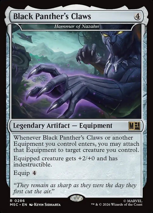 Black Panther's Claws - Hammer of Nazahn - Legendary - Surge Foil (Foil)