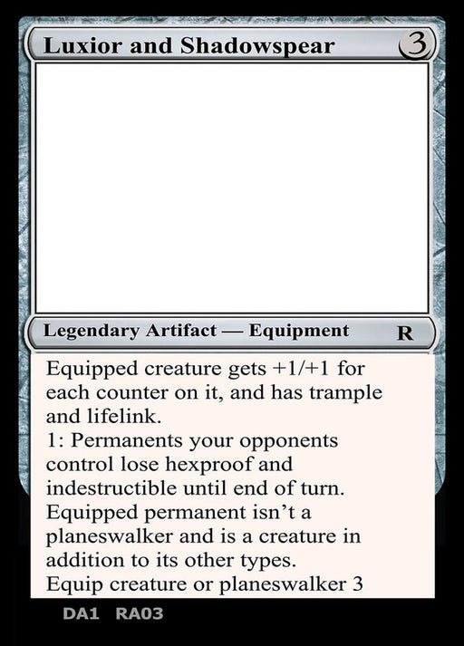 Luxior and Shadowspear