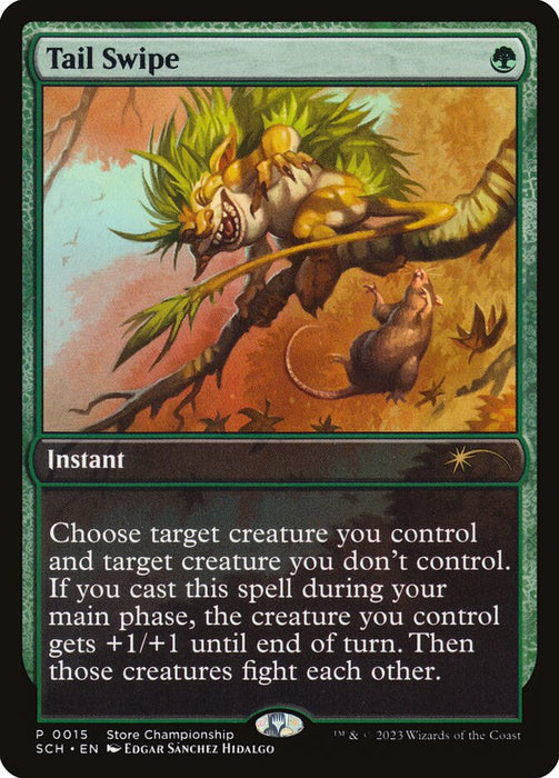 Tail Swipe - Full Art - Inverted