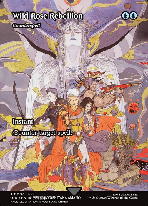 Wild Rose Rebellion - Counterspell - Borderless - Full Art - Inverted (Foil)