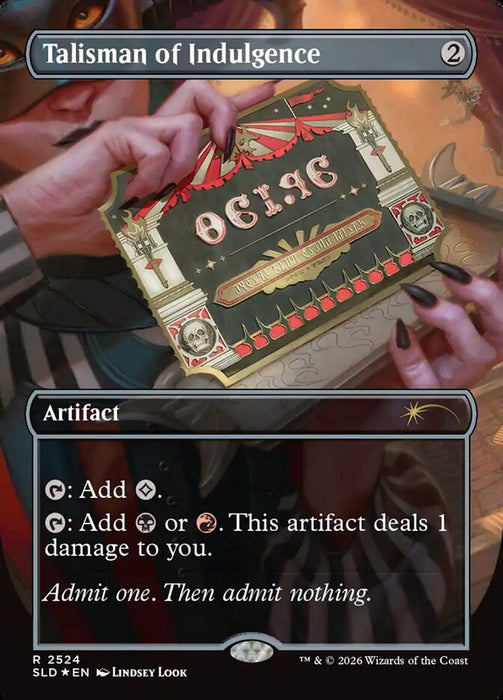 Talisman of Indulgence - Borderless - Inverted (Foil)
