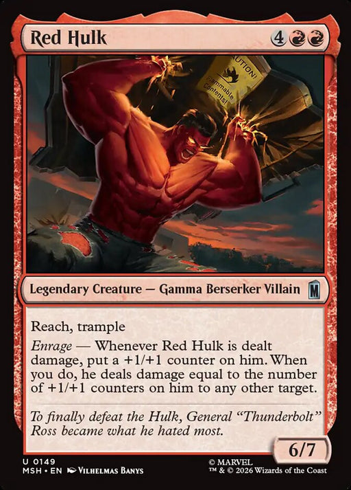 Red Hulk - Legendary (Foil)