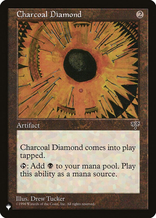 Charcoal Diamond - Retro Frame