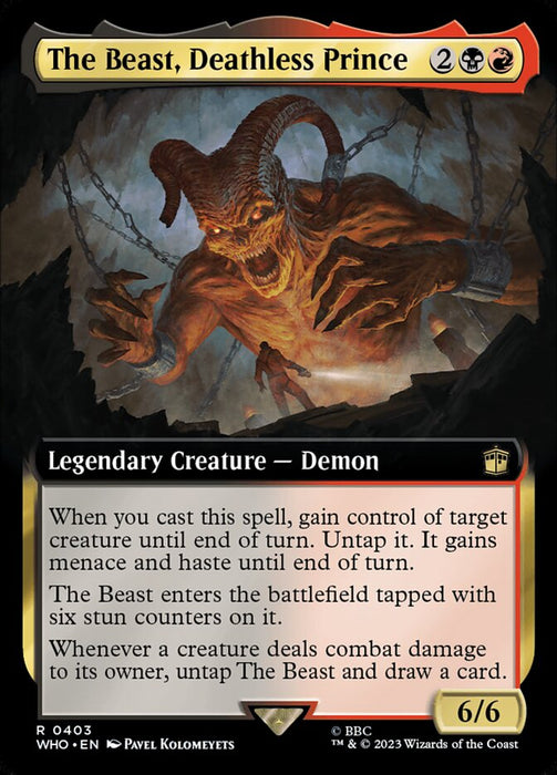 The Beast, Deathless Prince - Extended Art - Legendary (Foil)