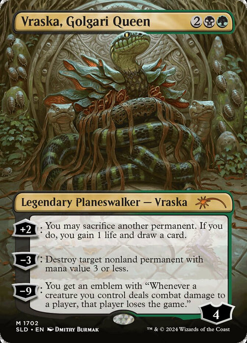 Vraska, Golgari Queen - Borderless - Full Art