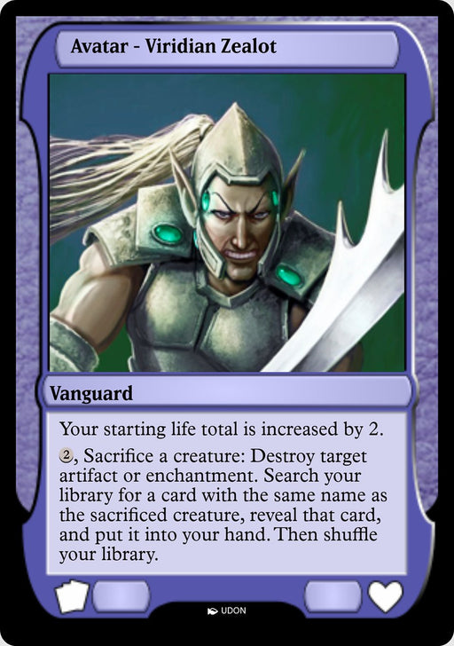 Viridian Zealot Avatar (Foil)