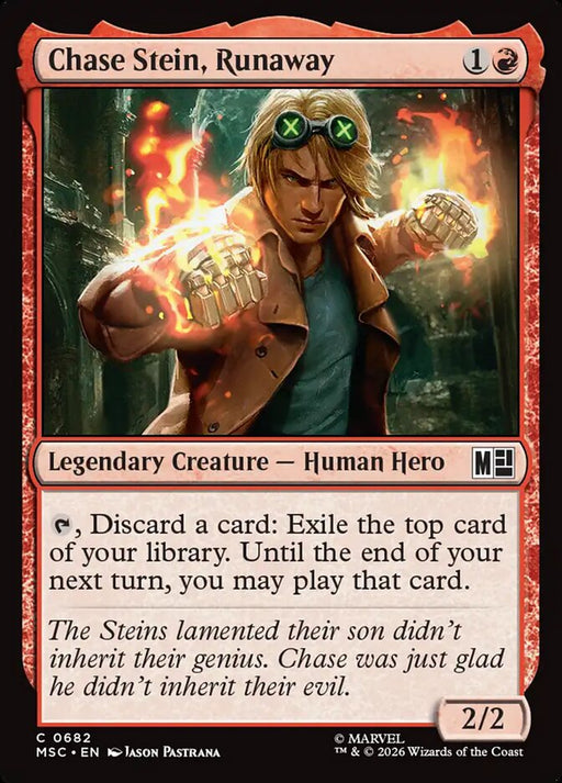 Chase Stein, Runaway - Legendary