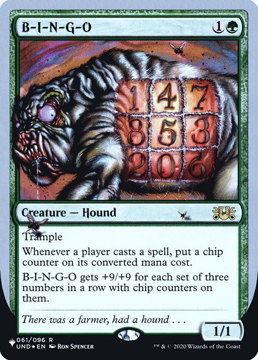 B-I-N-G-O (Foil)