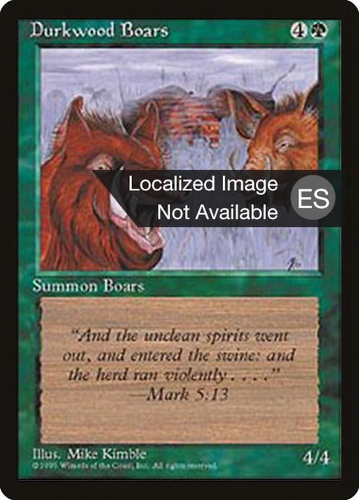 Jabalíes del Bosque de Durk - Durkwood Boars