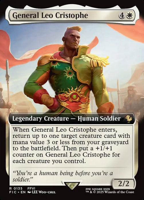 General Leo Cristophe - Extended Art - Legendary (Foil)