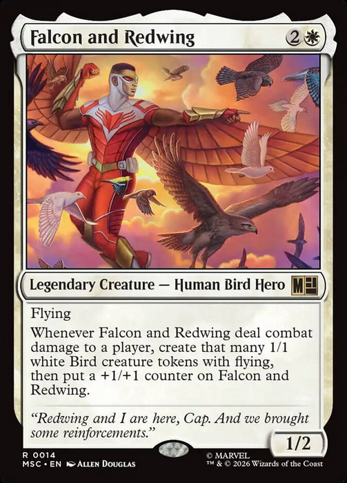 Falcon and Redwing - Legendary - Surge Foil (Foil)
