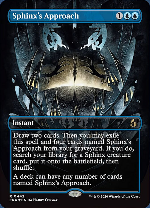 Sphinx's Approach - Borderless - Full Art (Foil)
