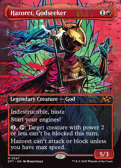 Hazoret, Godseeker - Borderless - Legendary - Inverted (Foil)