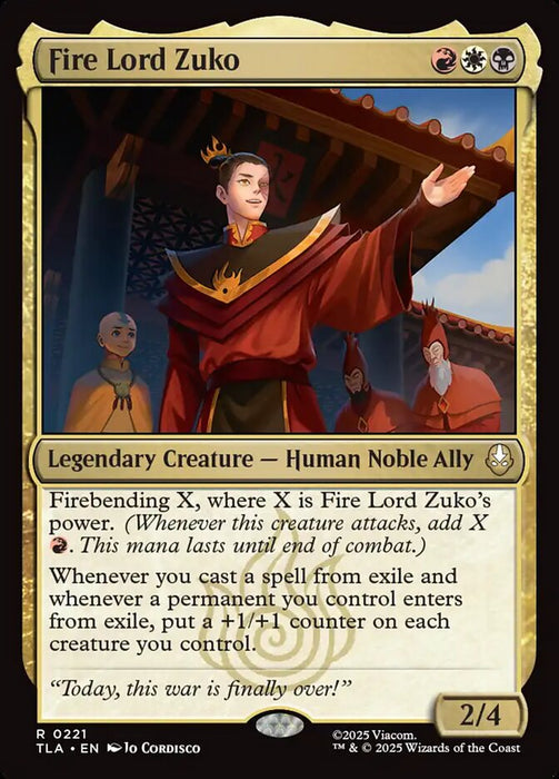 Fire Lord Zuko - Legendary
