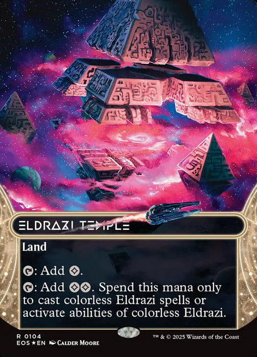 Eldrazi Temple - Borderless - Full Art - Inverted (Foil)