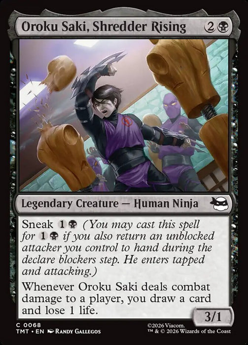 Oroku Saki, Shredder Rising - Legendary (Foil)