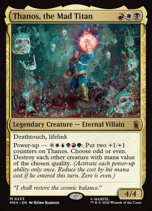 Thanos, the Mad Titan - Legendary