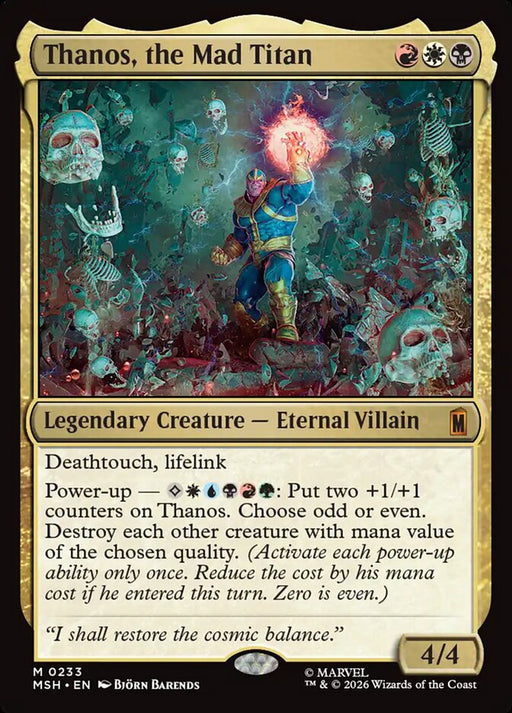 Thanos, the Mad Titan - Legendary