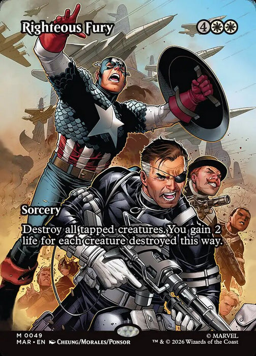 Righteous Fury - Borderless - Full Art - Inverted