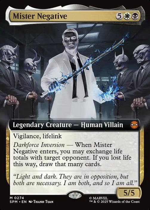 Mister Negative - Extended Art - Legendary