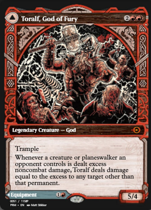 Toralf, God of Fury // Toralf's Hammer (Foil)