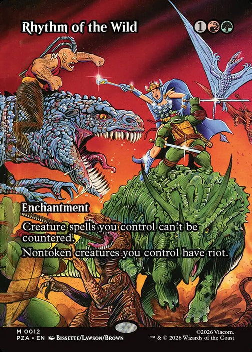 Rhythm of the Wild - Borderless - Full Art - Enchantment - Inverted