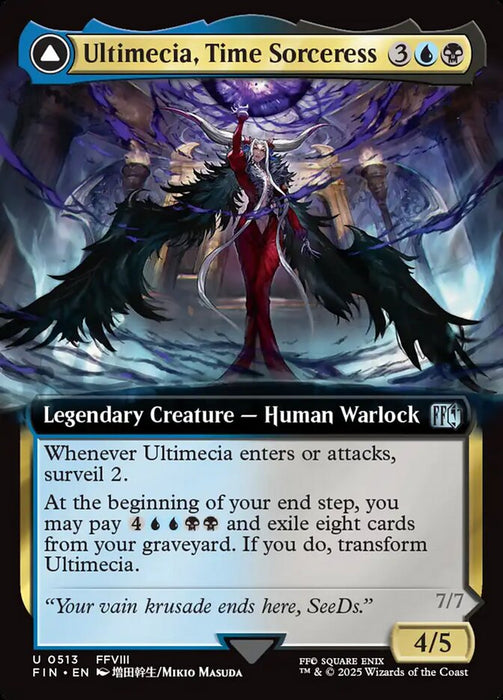 Ultimecia, Time Sorceress // Ultimecia, Omnipotent - Legendary - Extended Art